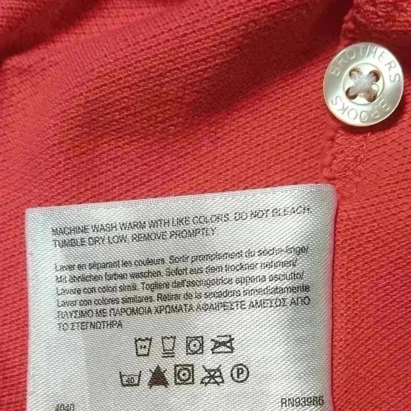 Brooks Brothers Performance  Polo. 💯 cotton. Men's size L - Picture 7 of 8